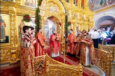 Пасха. Светлое Христово Воскресение. Пасхальное богослужение. (Фрагмент 1)