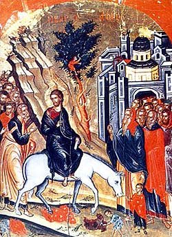 *Неделя 6-я, ваий (цветоносная, Вербное воскресенье). Вход Господень в Иерусалим