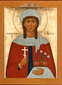 Мцц. Дорофеи, Христины, Каллисты и мч. Феофила