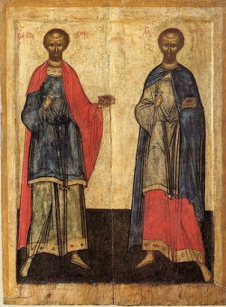 Бессребреников и чудотворцев Космы и Дамиана Асийских и матери их прп. Феодотии