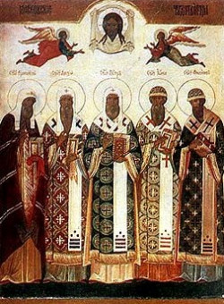 Свтт. Петра, Алексия, Ионы, Макария, Филиппа, Иова, Ермогена, Тихона, Петра, Филарета, Иннокентия и Макария, Московских и всея России чудотворцев