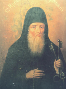 Прп. Лонгина, вратаря Печерского, в Дальних пещерах