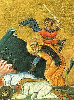 Бессребреников мчч. Кира и Иоанна и с ними мцц. Афанасии и дщерей ее Феодотии, Феоктисты и Евдоксии