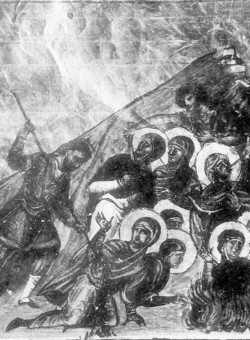 Мцц. 40 дев постниц и мч. Аммуна диакона, учителя их
