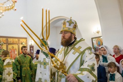 Митрополит Игнатий совершил Божественную литургию в Сергиевском храме г. Саратова
