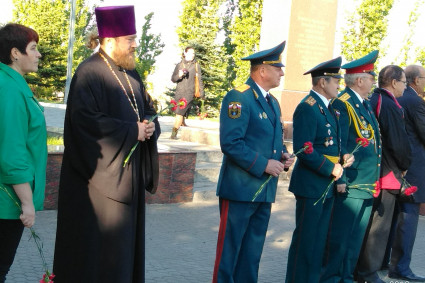 Священник поздравил кадетов с принятием присяги