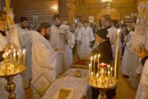 Отпевание старейшей прихожанки Сретенского храма Саратова Марии Яковлевны Климовой