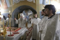 Крещальная Литургия в Свято-Троицком соборе г.Саратова