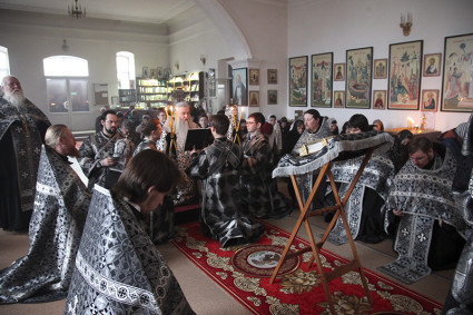 Пассия в храме в честь Рождества Христова г.Вольска