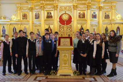 В Музее истории Саратовской митрополии прошла экскурсия, организованная в рамках проекта Архиерейского хора
