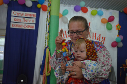 В лагере «Солнечный» состоялся фестиваль народной культуры