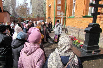 В годовщину преставления протоиерея Лазаря Новокрещеных совершена панихида