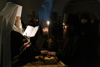 В Спасо-Преображенском монастыре состоялся монашеский постриг