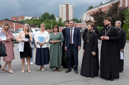 Состоялось рабочее совещание, посвященное прибытию в Саратов ковчега с мощами святителя Тихона, Патриарха Московского и всея России