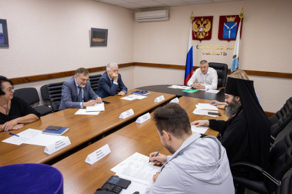 В Правительстве региона прошло совещание по организации принесения мощей преподобного Сергия Радонежского