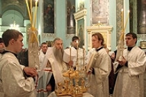 Всенощное бдение в Духосошественском кафедральном соборе