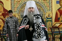 Литургия Преждеосвященных Даров в Свято-Никольском мужском монастыре Саратова