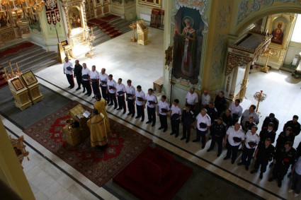 Казаки приняли присягу в Покровском храме