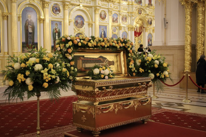 Митрополит Игнатий принял участие в соборном всенощном бдении в Спасском соборе г. Пензы