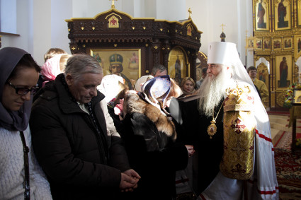 Божественная литургия в Свято-Иоанновском женском монастыре села Алексеевка Хвалынского района