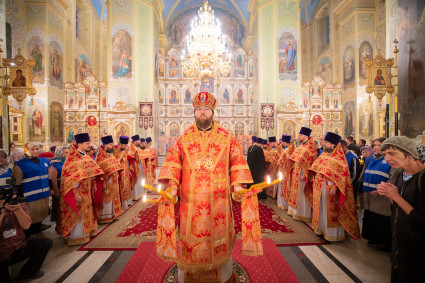 В Саратове встретили мощи святого великомученика Георгия Победоносца