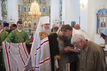 Всенощное бдение в Свято-Сергиевском женском монастыре с. Алексеевка Базарно-Карабулакского района
