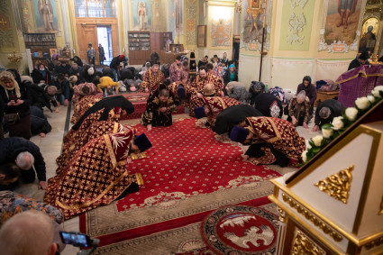 Митрополит Игнатий совершил всенощное бдение в Покровском соборе г. Саратова