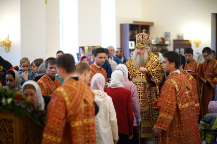 Всенощное бдение в храме во имя святого апостола и евангелиста Иоанна Богослова г.Саратова