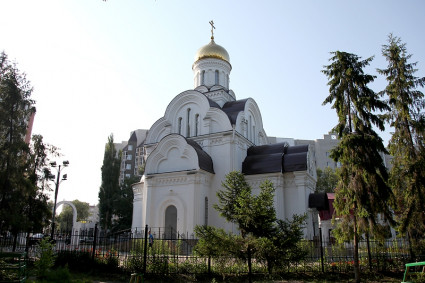 Божественная литургия в Княже-Владимирском храме Саратова
