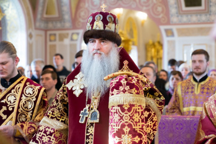 Божественная Литургия и Чин Торжества Православия в Свято-Троицком кафедральном соборе г. Саратова