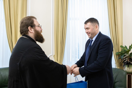 Митрополит Игнатий встретился с заместителем председателя правительства Саратовской области