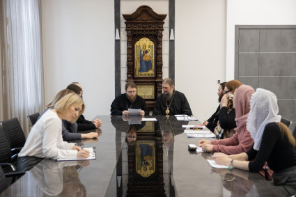 Состоялась передача дел Покровского епархиального управления