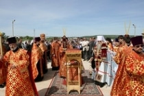 Чин основания храма в честь святителя Василия Великого с.Ягодная Поляна Татищевского района