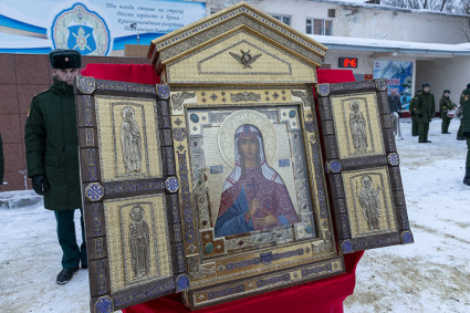 В Саратовскую епархию принесена икона святой великомученицы Варвары