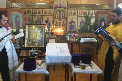В селе Калмантай встретили Ташлинскую икону Пресвятой Богородицы