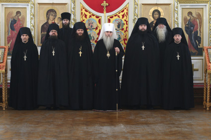 Божественная литургия в Спасо-Преображенском мужском монастыре г.Саратова
