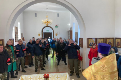 На территории храма прошел казачий турнир