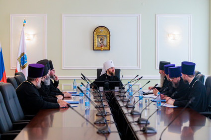 Состоялось заседание Архиерейского совета Саратовской митрополии