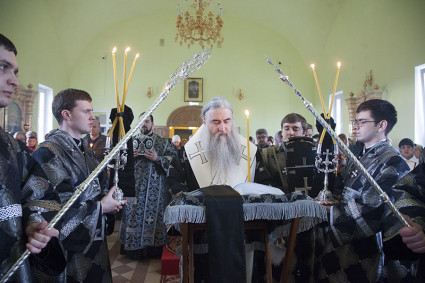 Пассия в Свято-Никольском храме г. Ртищево