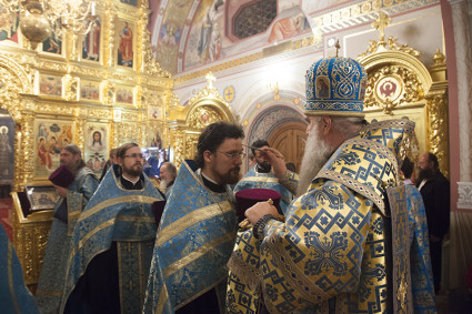 Всенощное бдение в Свято-Троицком кафедральном соборе г.Саратова