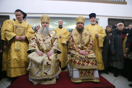 Великое освящение храма в честь Рождества Христова г. Балаково и Божественная литургия в новоосвященном храме