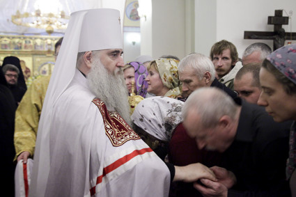 Всенощное бдение в Свято-Никольском мужском монастыре г. Саратова