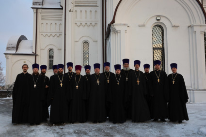Прошло собрание священнослужителей Саратовского Северо-Западного благочиния