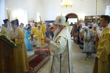 Всенощное бдение в храме святителя Николая Японского г. Саратова