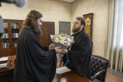 Состоялась передача дел Покровского епархиального управления