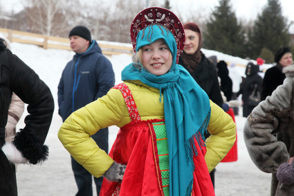 Масленичные гуляния в Покровском храме