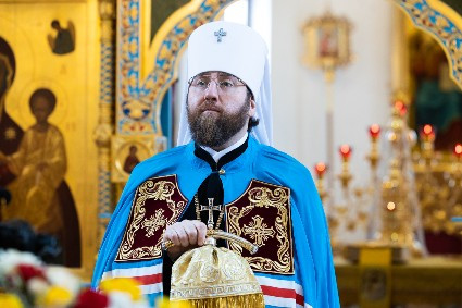 Митрополит Игнатий совершил Божественную литургию в Свято-Алексиевском женском монастыре г. Саратова