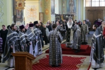 Литургия Преждеосвященных Даров в храме в честь Покрова Пресвятой Богородицы Саратова