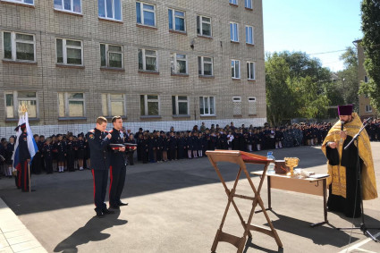 Учащимся казачьих классов рассказали о святом Александре Невском