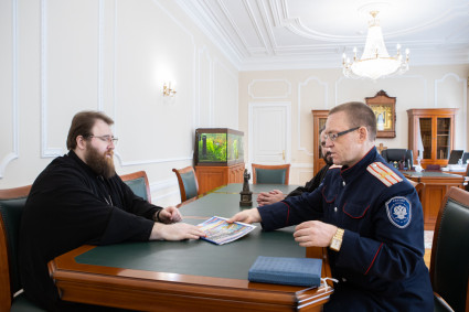 Митрополит Игнатий встретился с атаманом Андреем Фетисовым